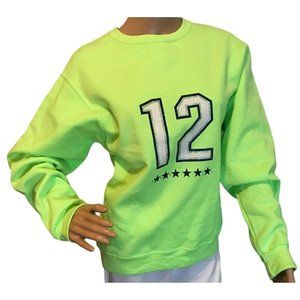Seattle SeaHawks 12th FAN Sweatshirt Small Oversized Cotton Football Shirt Top B
